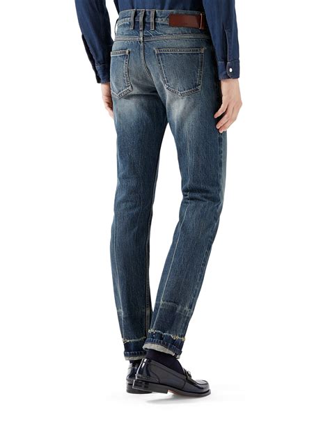 jeans gucci hombre|Gucci men's skinny jeans.